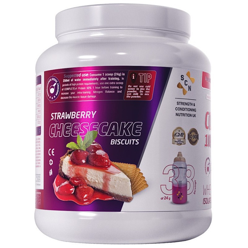 SCN CompleteX4 - 100% (STRAWBERRY CHEESECAKE & BUTTER BUSCUIT) Isolated & Hydrolyzed Protein 920gr