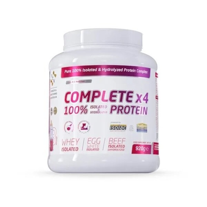 SCN CompleteX4 - 100% Isolated & Hydrolyzed Protein 920gr (CHOCOLATE MUFFIN)