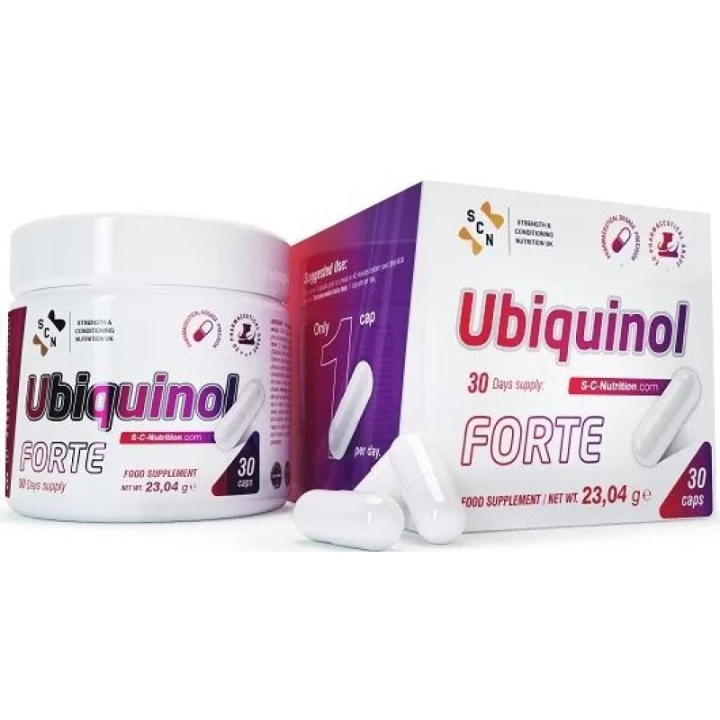 SCN Ubiquinol Forte (Ubiquinol, Curcumin, Proanthocyanidins & Bioperine) 30caps