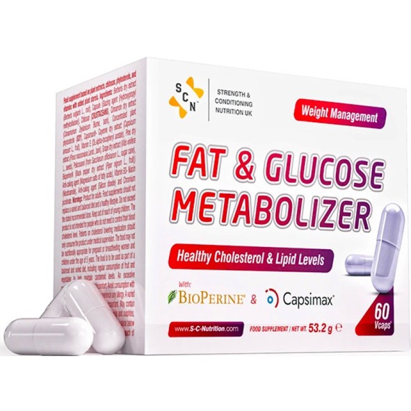 SCN Fat & Glucose Metabolizer 60 Φυτικές Κάψουλες