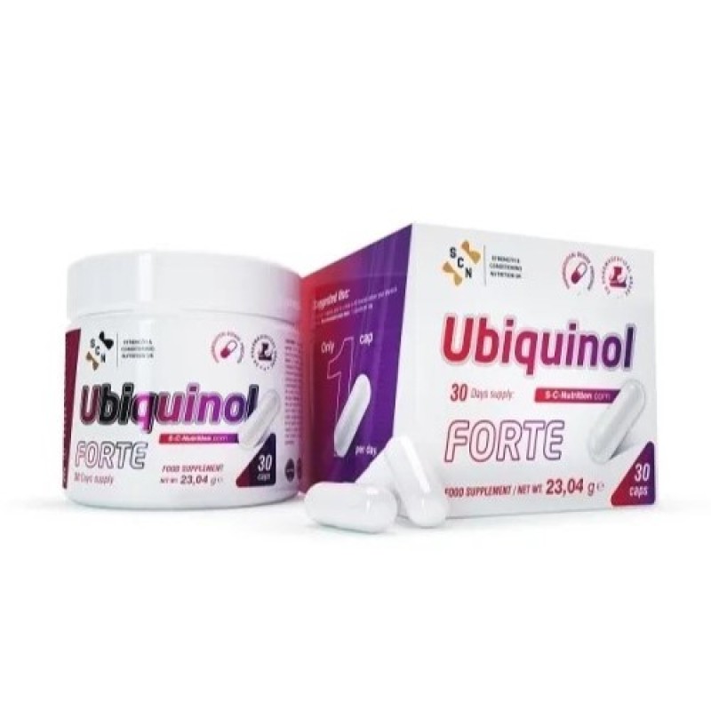 SCN Ubiquinol Forte (Ubiquinol, Curcumin, Proanthocyanidins & Bioperine) 30caps