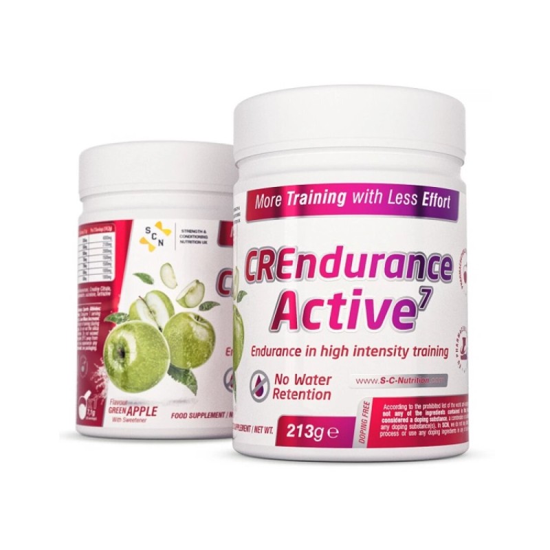 SCN CREndurance Active 7 Creatine Mix – Green Apple 213gr (ΛΗΞΗ 30/4/26)
