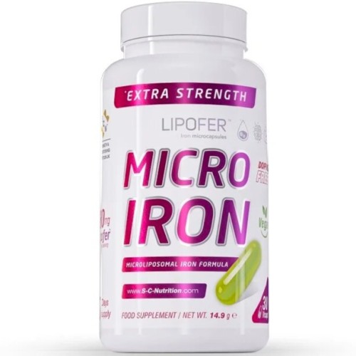 SCN Micro Iron Liposomal Formula Extra Strength 30 φυτικές κάψουλες