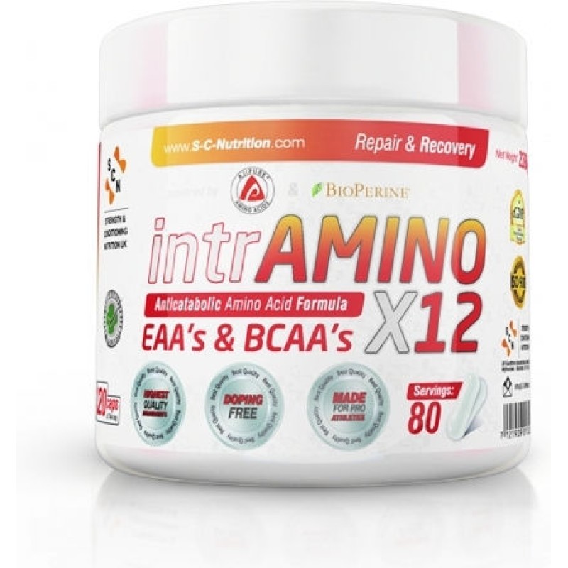 SCN IntrAmino x12 Anticatabolic Amino Acid Formula 320 caps