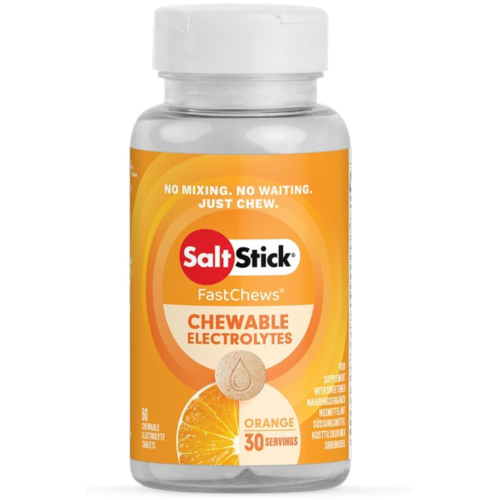 SaltStick Electrolyte Fastchews με Γεύση Orange 60 μασώμενες ταμπλέτες