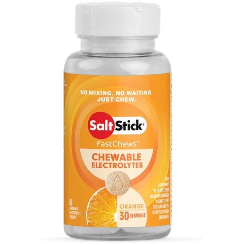 SaltStick Electrolyte Fastchews με Γεύση Orange 60 μασώμενες ταμπλέτες