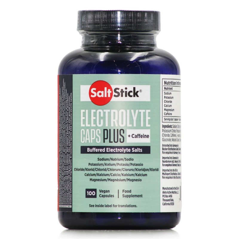 SaltStick Electrolyte Caps Plus Caffeine 100 Κάψουλες