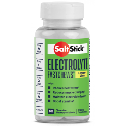 SaltStick Electrolyte Fastchews με Γεύση Lemon Lime 60 μασώμενες ταμπλέτες