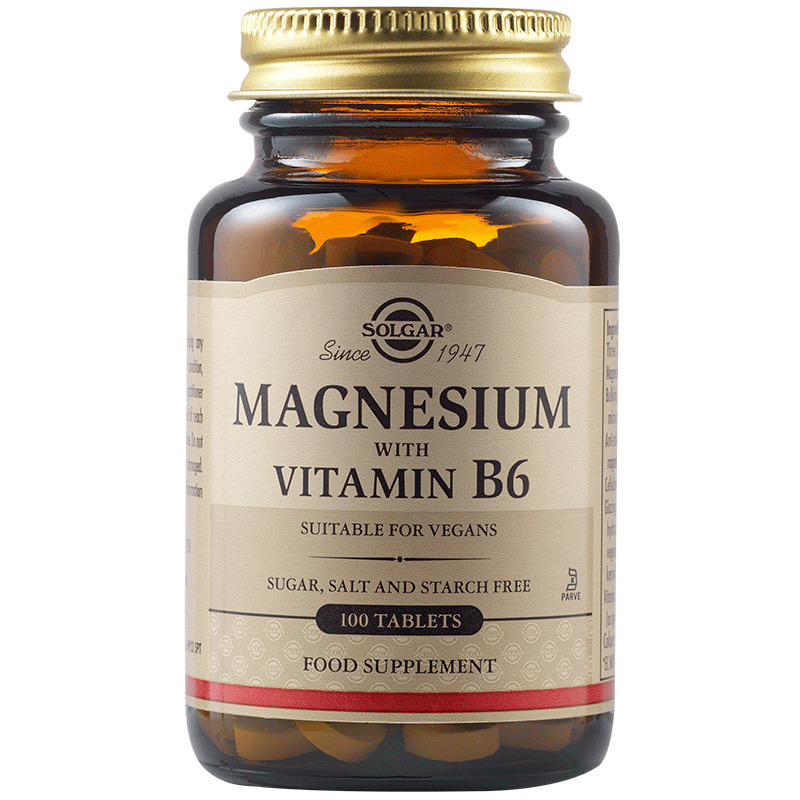 Solgar Magnesium With Vitamin B6 tabs 100s