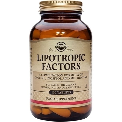 Solgar Lipotropic Factors tabs 100s