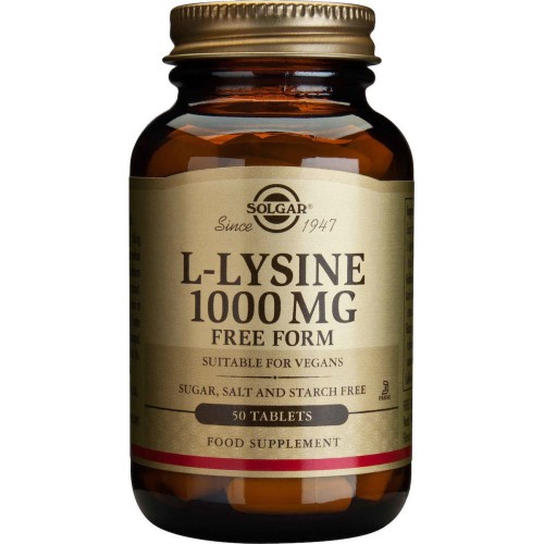 Solgar L-Lysine 1000mg tabs 50s