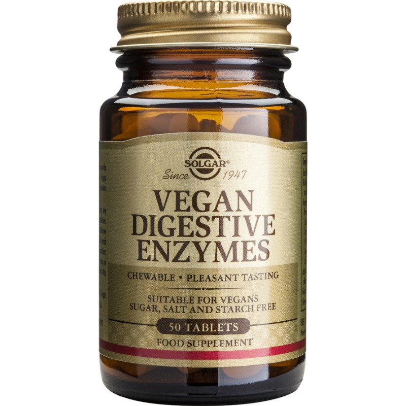 Solgar Vegan Digestive Enzymes chew.tabs 50s