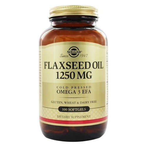 Solgar Flaxseed Oil 1250mg 100sgels
