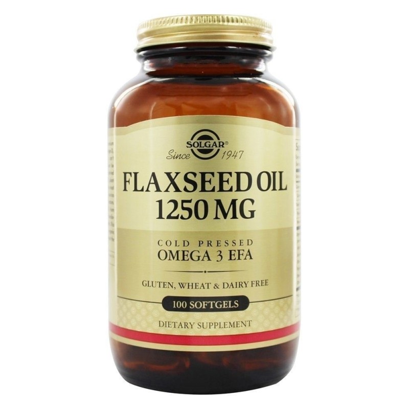 Solgar Flaxseed Oil 1250mg 100sgels