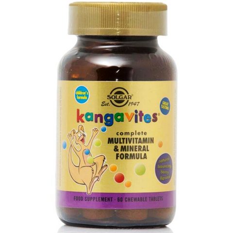 Solgar Kangavites Formula Bouncing Berry flavour, 60 Μασώμενες Ταμπλέτες