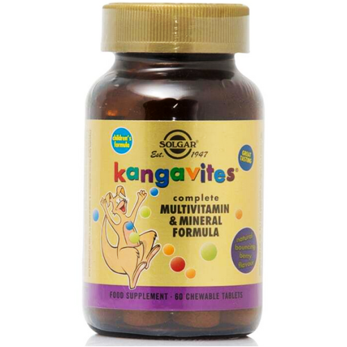 Solgar Kangavites Formula Bouncing Berry flavour, 60 Μασώμενες Ταμπλέτες