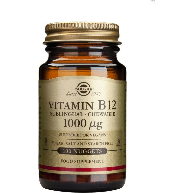 Solgar B-12 1000mg nuggets 100s