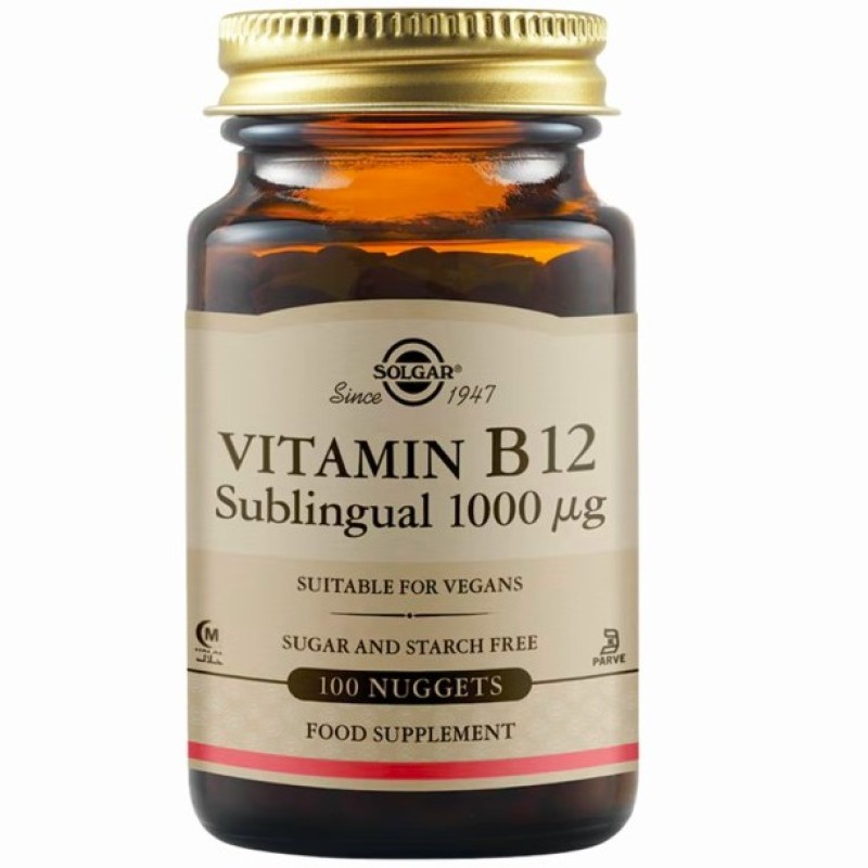 Solgar B-12 1000mg nuggets 100s