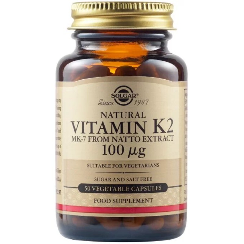 Solgar K2 100mg veg.caps 50s