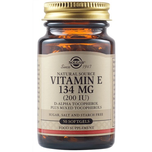 Solgar E 200IU softgels 50s (ΛΗΞΗ ΤΕΛΟΣ 11/2026)