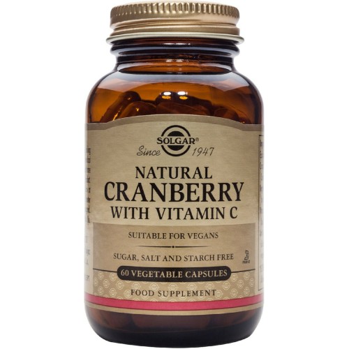 Solgar Natural Cranberry with Vitamin C 60caps