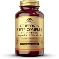 Solgar Griffonia 5-HTP Complex-Συμπλήρωμα Διατροφής Για Την Καλή Λειτουργία Του Νευρικού Συστήματος, 90caps