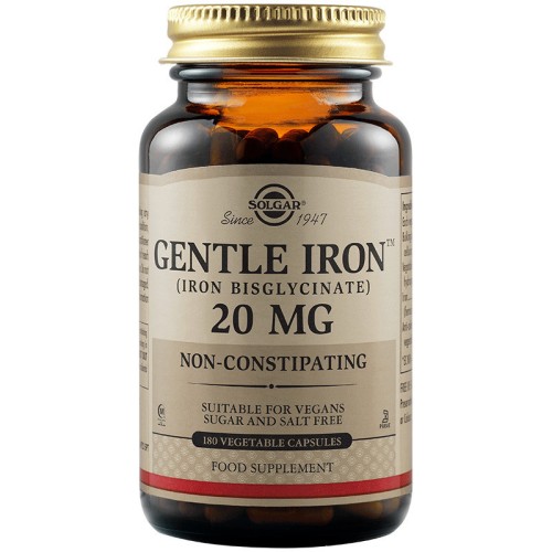 Solgar Gentle Iron 20mg veg.caps 180s