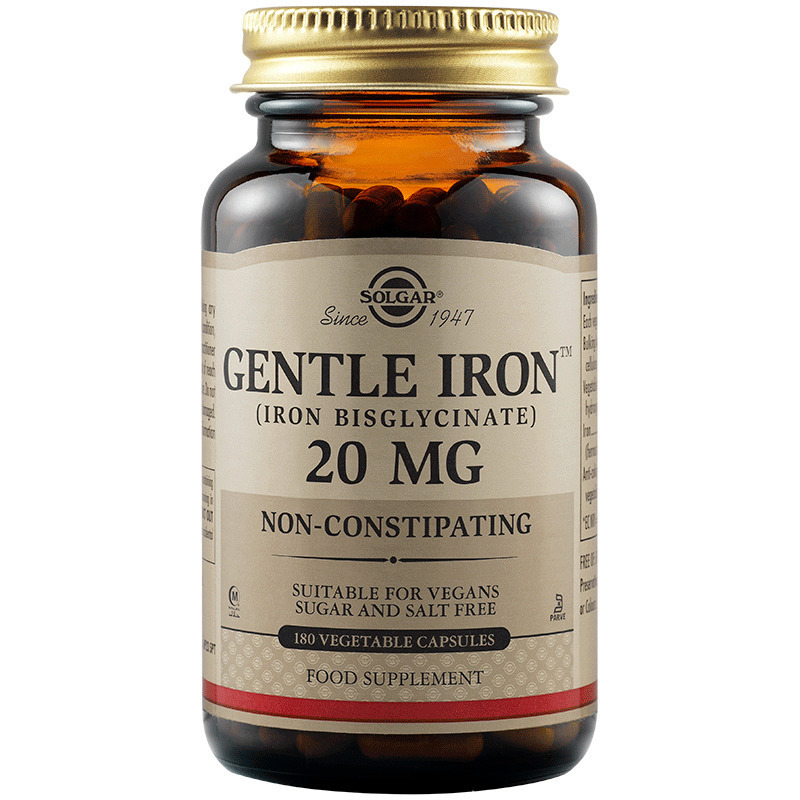 Solgar Gentle Iron 20mg veg.caps 180s
