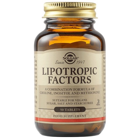 Solgar Lipotropic Factors tabs 50s