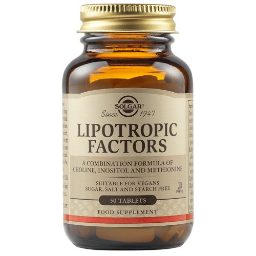 Solgar Lipotropic Factors tabs 50s