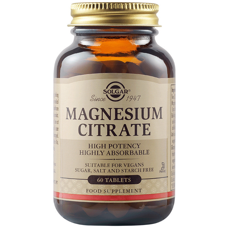 Solgar Magnesium Citrate 200mg 60 tablets Solgar Magnesium Citrate 200mg 60 tablets