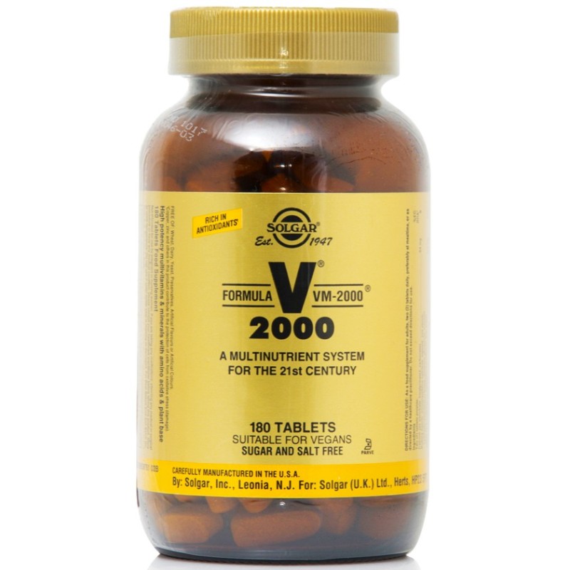 Solgar VM 2000™ tabs 180s