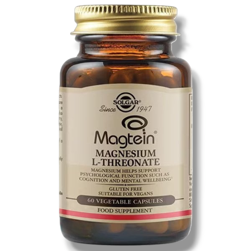 Solgar Magtein Magnesium Lthreonate 60 φυτικές κάψουλες