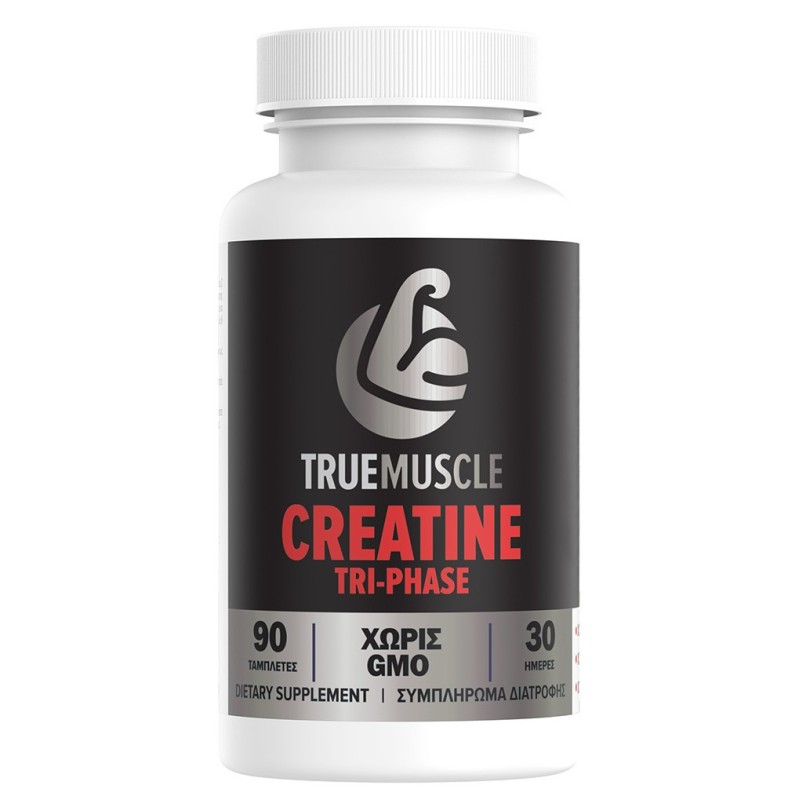 TrueMuscle Creatine Tri-phase 1667mg 90 ταμπλέτες