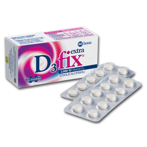 Uni-Pharma D3 Fix Extra (2000 IU) 60tabs