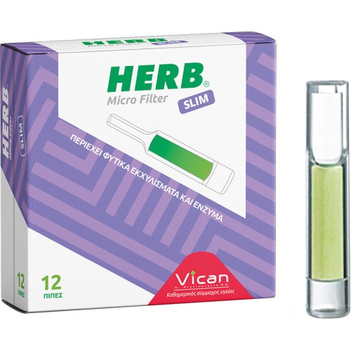 Vican Herb Micro Filter Slim 12τμχ