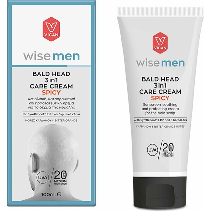 Vican Bald Head Care Spicy Cream 100ml Vican Bald Head Care Spicy Cream 100ml