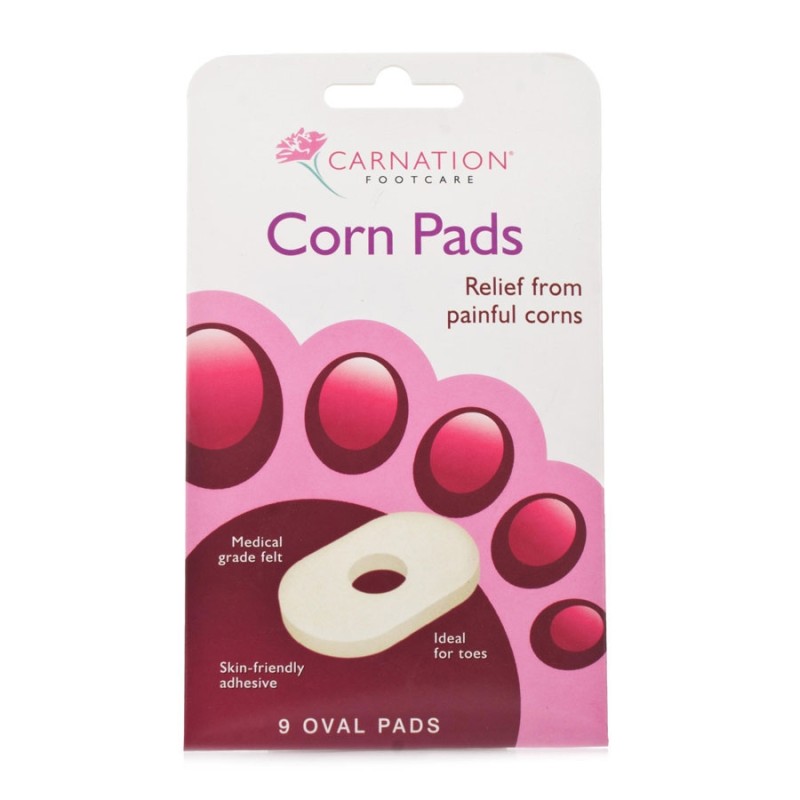 Carnation Oval Corn Pads Προστατευτικά Αυτοκόλλητα Δαχτύλων Οβάλ, 9τεμ