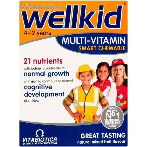 Vitabiotics Wellkid Multi-vitamin Smart Chewable 30 μασώμενα δισκία