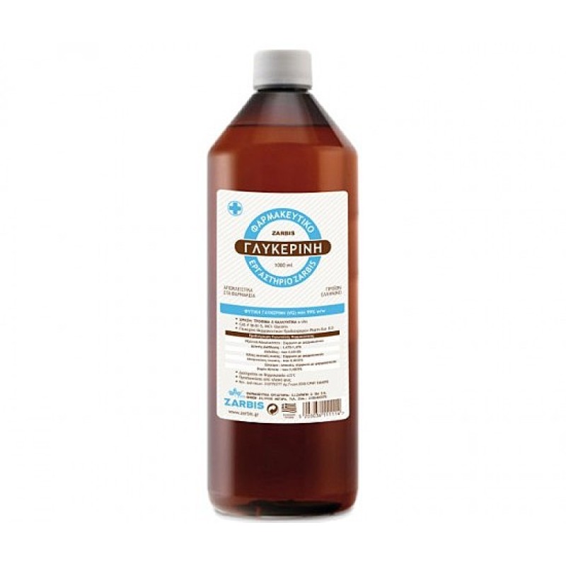Zarbis Φυτική Γλυκερίνη Βρώσιμη 99.8%, 1000ml