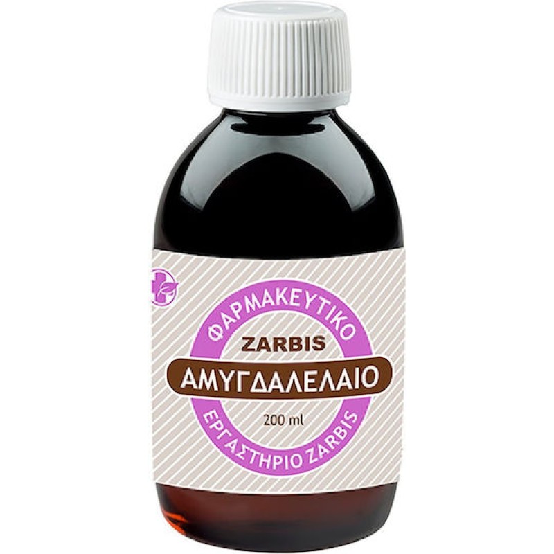 Zarbis Αμυγδαλέλαιο Φαρμακοποιίας, 200ml Zarbis Αμυγδαλέλαιο Φαρμακοποιίας, 200ml