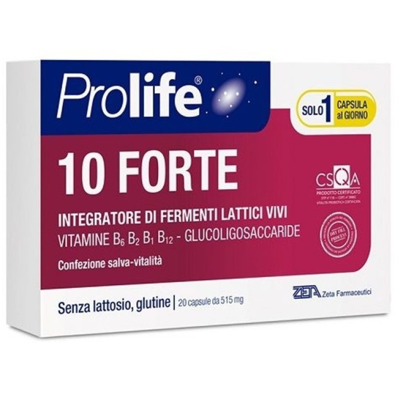 Prolife 10 Forte Συμπλήρωμα με Προβιοτικά 10 κάψουλες
