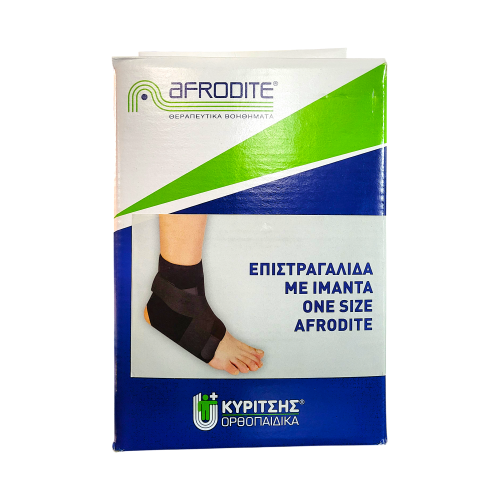 Afrodite Επιστραγαλίδα με Ιμάντα One Size Μαύρη 99370